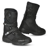 R-TECH TRAVELER WP Moto Couro Botas Preto - Imagem dupla de botas